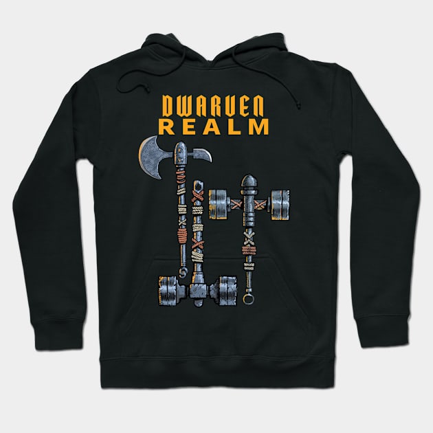 Dwarven Realm. Hoodie by Cohort shirts